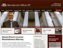 Tablet Screenshot of harvatinlaw.com